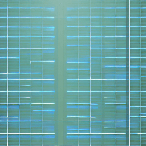 A blog post is being written in a development environment. The posts are laid out in a grid. The background is a gradient of blues and greens. The posts are highlighted in a light blue color. This is a digital art style. The color is cyan.